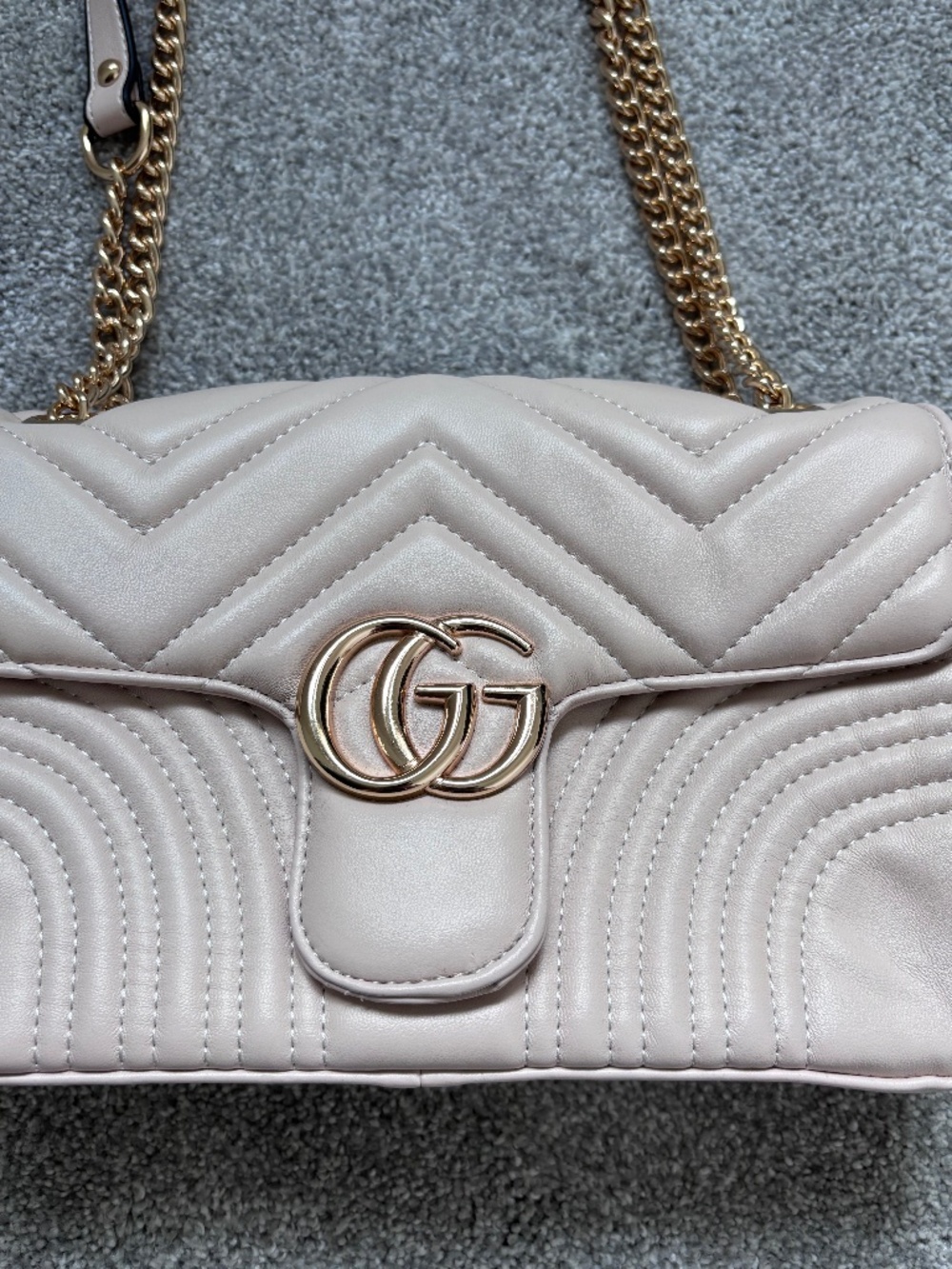 Designer inspired shoulder bag purse